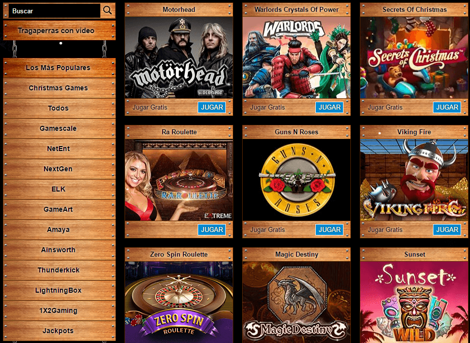 company casino juegos