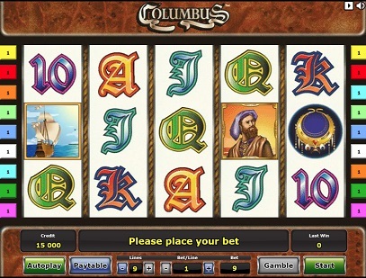 tragaperras columbus