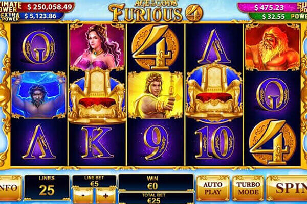 tragaperras Age of the Gods Furious 4