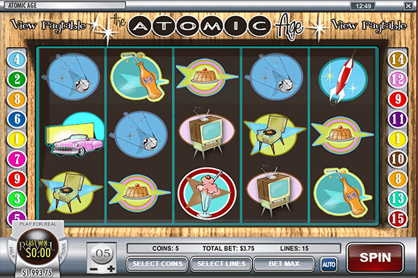 tragaperras Atomic Age
