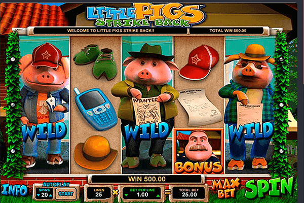 tragaperras Little Pigs Strike Back