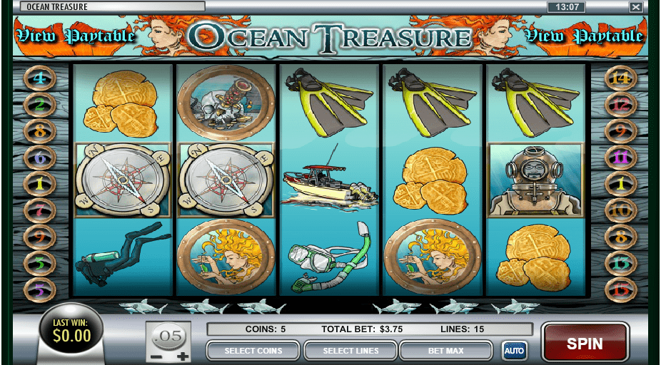 tragaperras Ocean's Treasure