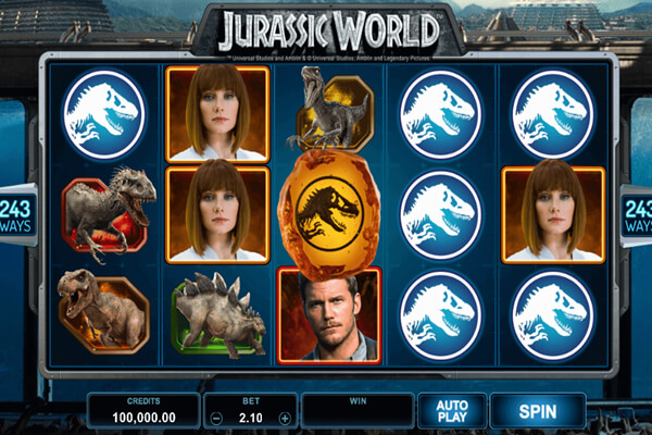 tragaperras Jurassic Park