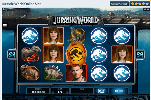 tragaperras Jurassic World