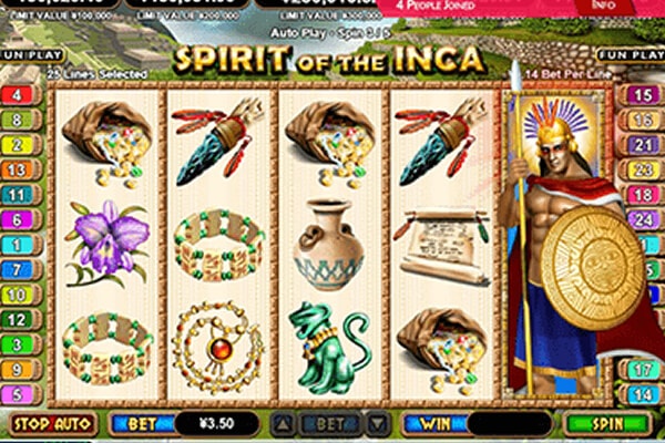 tragaperras Spirit of the Inca