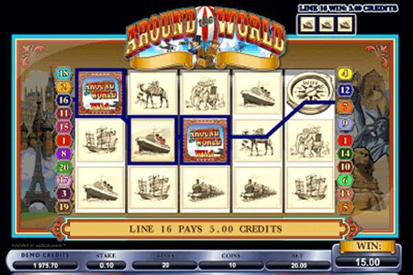 Around the world tragamonedas