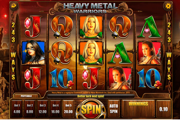 slot Heavy Metal Warriors
