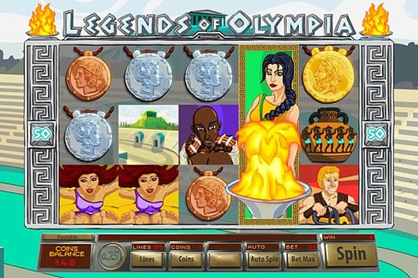 tragaperras Legends of Olympia