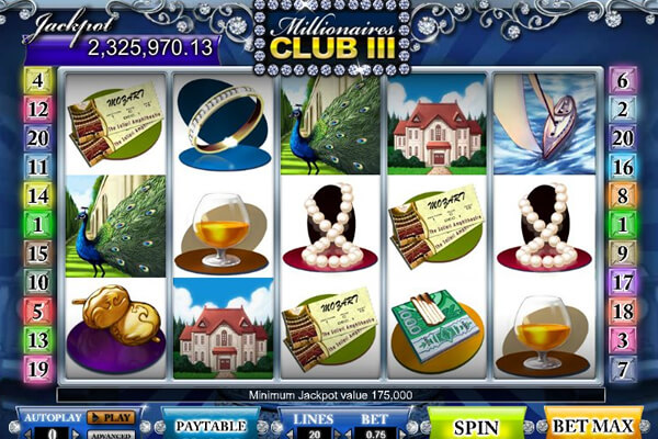 tragaperras Millionaire's Club III