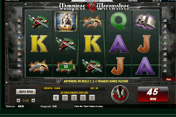 slot Vampires vs Werewolves