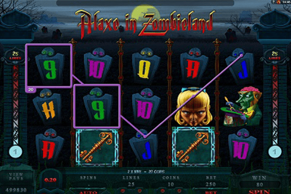 Alaxe en Zombieland tragamonedas