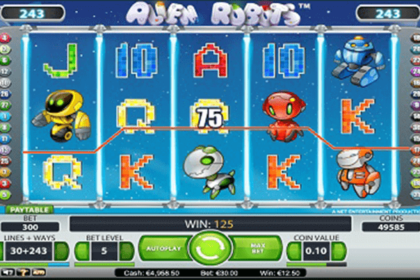 Alien Robots tragamonedas