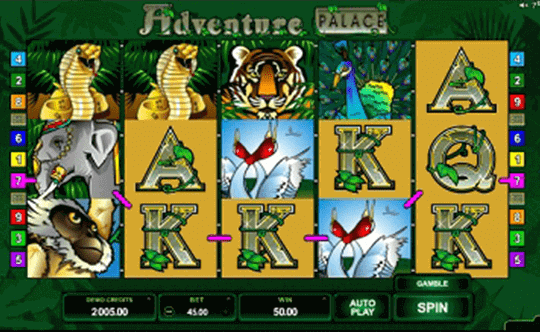 tragaperras Adventure Palace