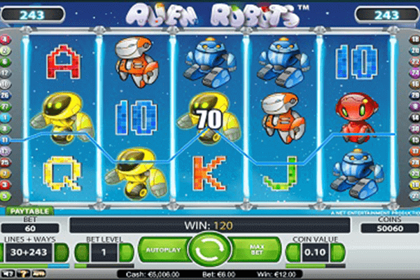 tragaperras Alien Robots