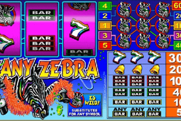 Zany Zebra tragamonedas