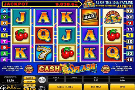 tragaperras Cash Splash 5 Reel