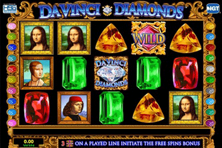 tragaperras Da Vinci Diamonds