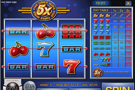 Five Times Wins tragamonedas