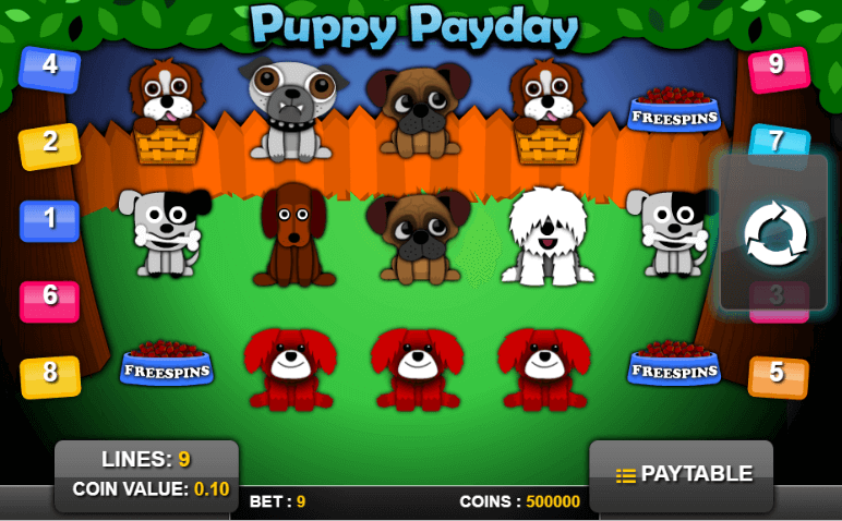 Tragaperras Puppy PayDay