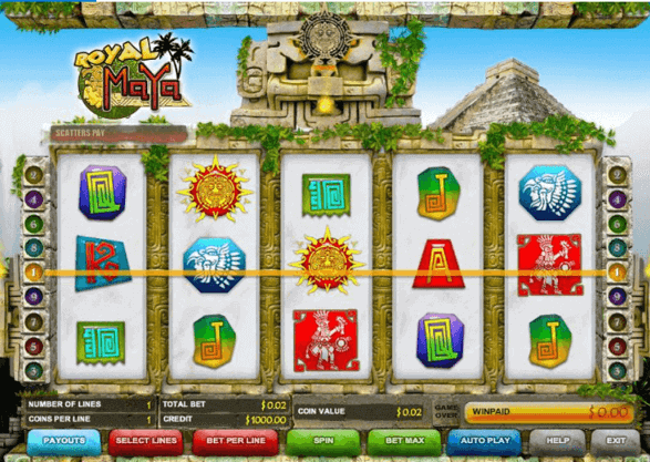 Tragaperras Royal Maya