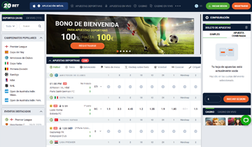 20bet apuestas