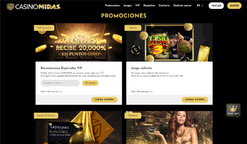 Casino Midas promociones