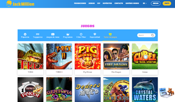 JackMillion juegos de casino