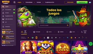 Bizzo Casino juegos