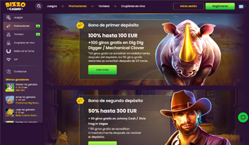 Bizzo Casino promociones