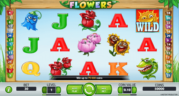 Flowers Tragamonedas