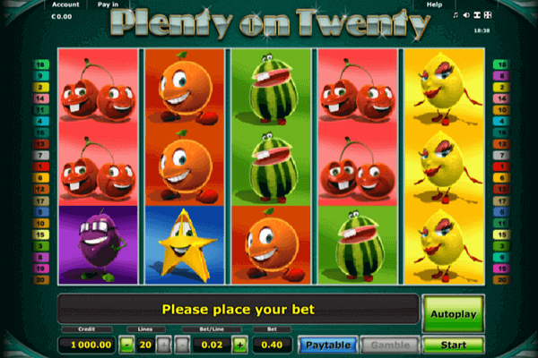 tragaperras Plenty of Twenty