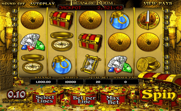 treasure room Tragamonedas