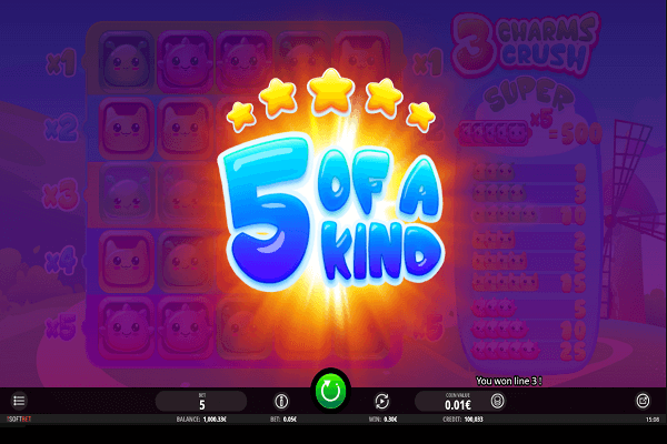 tragamonedas 3 Charms Crush