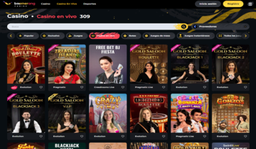 Casino en vivo Boomerang