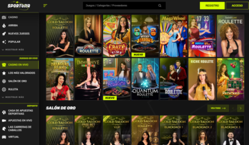Casino en vivo Sportuna